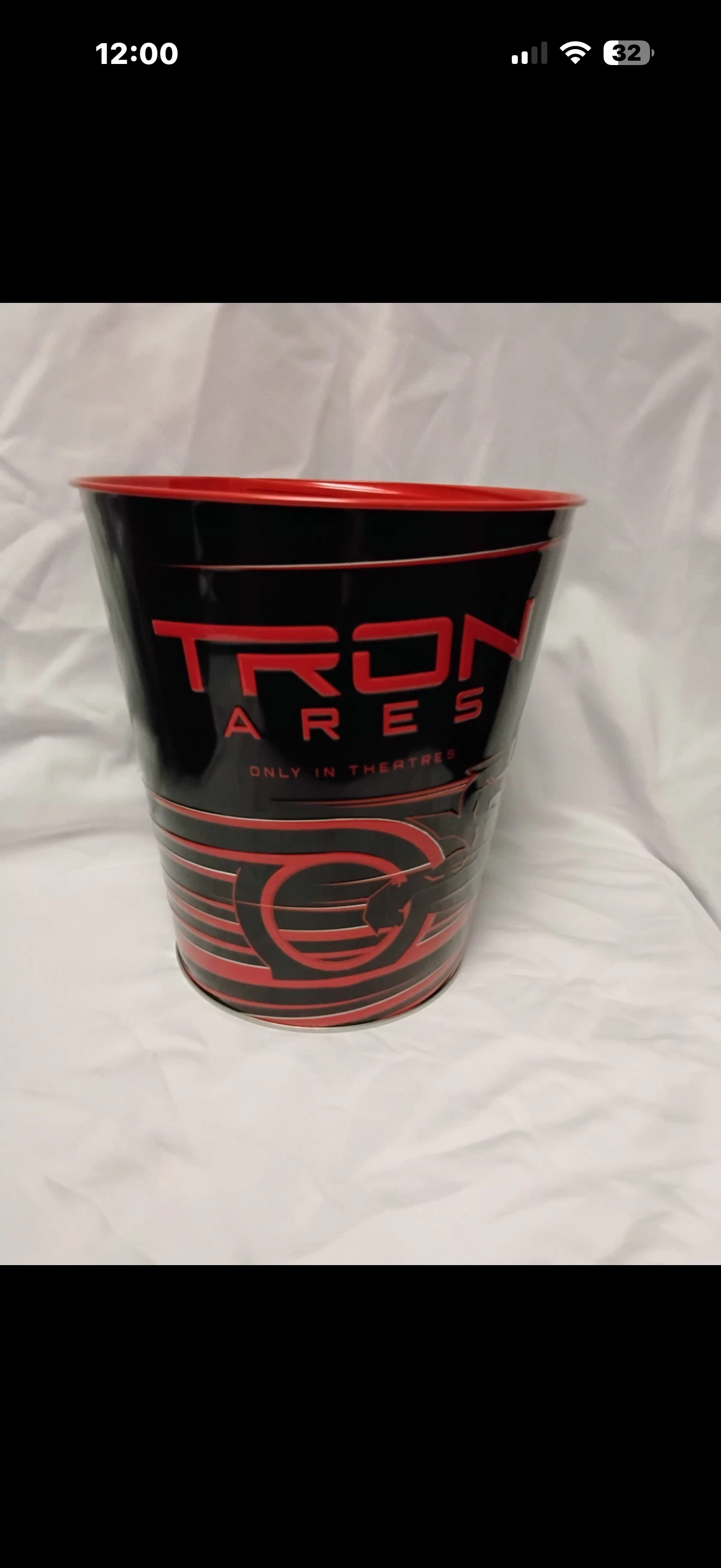 AMC Tron popcorn tin