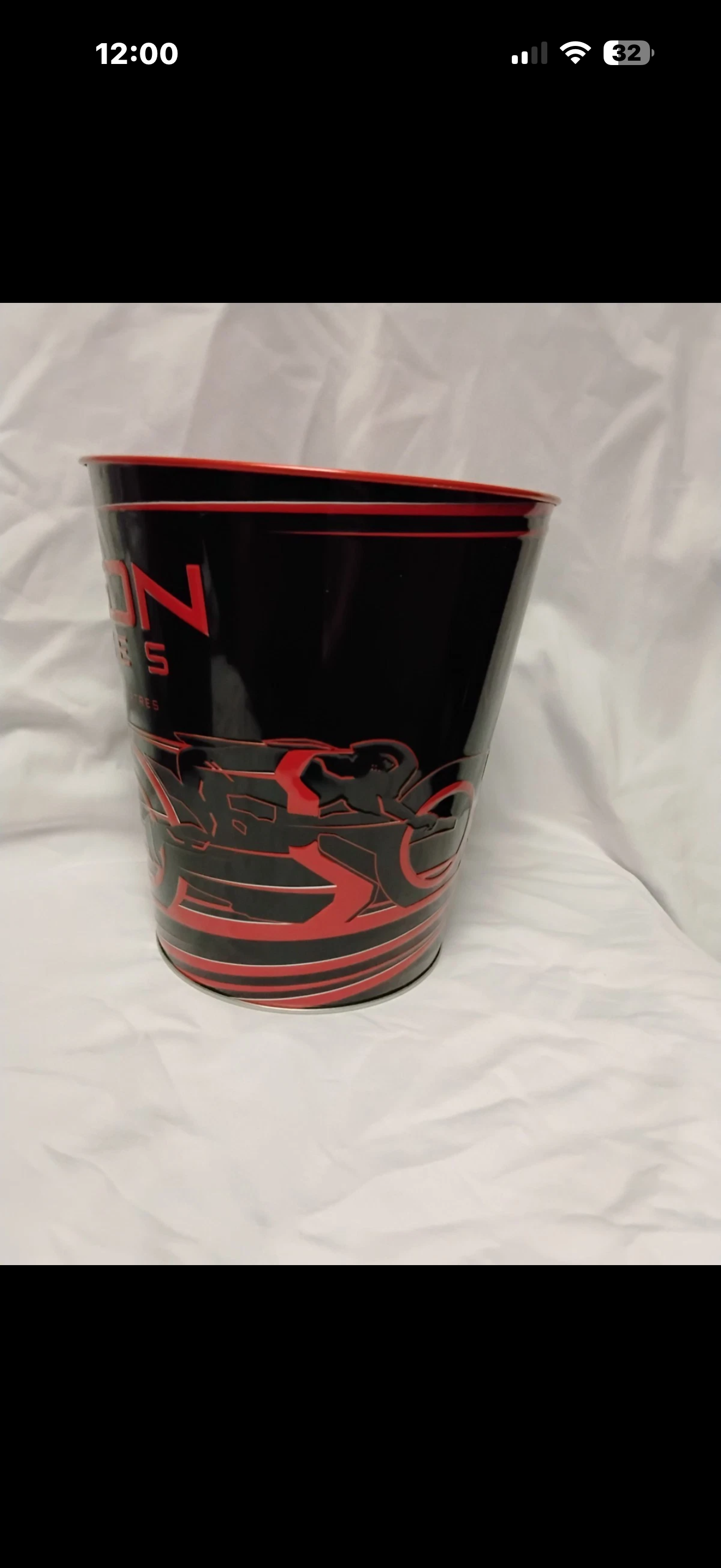 AMC Tron popcorn tin